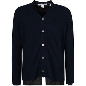 Comme des Garçons, Truien, Heren, Blauw, S, Cardigan