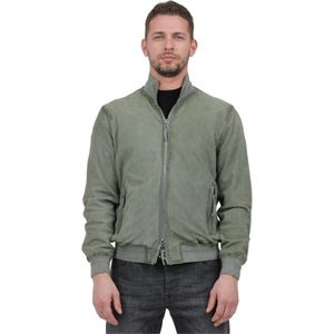 The Jack Leathers, Jassen, Heren, Groen, 2Xl, Leer, Leather Jassen