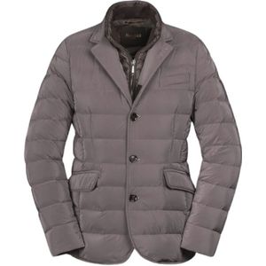 Moorer, Jassen, Heren, Bruin, 3Xl, Gewatteerde Boudin-Quilt Jas