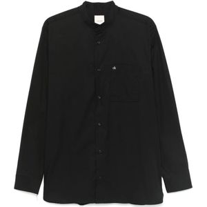 Calvin Klein, Overhemden, Heren, Zwart, L, Overhemd met knopen