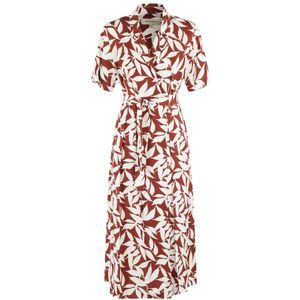 Woolrich, Kleedjes, Dames, Veelkleurig, M, Bloemenprint Omslagjurk