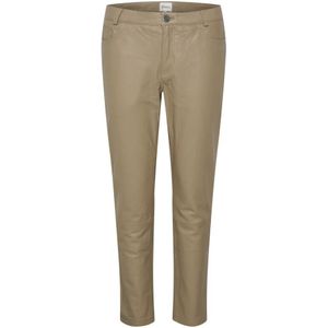 My Essential Wardrobe, Broeken, Dames, Bruin, L, Leer, Leren Pantalon
