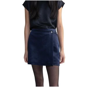 Aeron, Rokken, Dames, Blauw, XS, Satijn, Stella