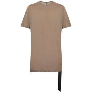 Rick Owens, Tops, Heren, Bruin, XL, Katoen, Katoenen T-shirt