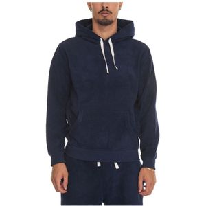 Polo Ralph Lauren, Sweatshirts & Hoodies, Heren, Blauw, S, Katoen, Fleece Hoodie met Capuchon