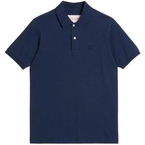 Valentino Garavani, Tops, Heren, Blauw, XL, Casual Polo T-shirt in Blauw
