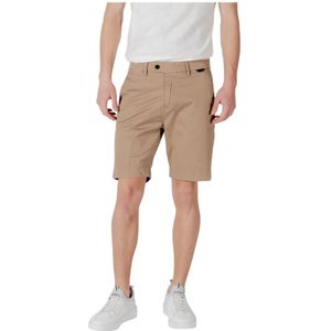 Antony Morato, Korte broeken, Heren, Blauw, W28, Katoen, Slim Fit Bermuda Shorts voor Heren