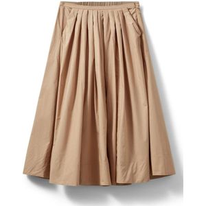 Sofie Schnoor, Rokken, Dames, Bruin, XS, Katoen, Klassieke Katoenen Rok Kameel