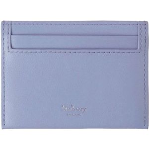 Mulberry, Accessoires, Dames, Paars, ONE Size, Leer, Klassieke Grain Creditcardhouder
