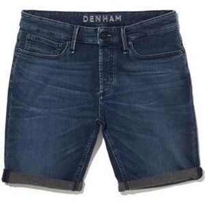 Denham, Korte broeken, Heren, Blauw, W30 L32, Katoen, Razor Short voor de zomer