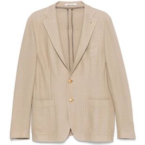 Tagliatore, Jassen, Heren, Beige, M, Jas