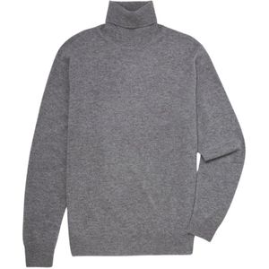 Brooks Brothers, Truien, Heren, Grijs, XS, Kasjmier, Cashmere Turtleneck Trui