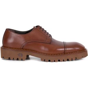 Baldinini, Schoenen, Heren, Bruin, 40 EU, Leer, Veterschoenen