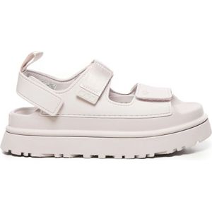 Ugg, Schoenen, Dames, Wit, 37 EU, Polyester, IJssandalen met klittenbandsluiting