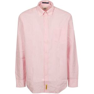 B.D Baggies, Overhemden, Heren, Roze, L, Katoen, Katoenen overhemdencollectie