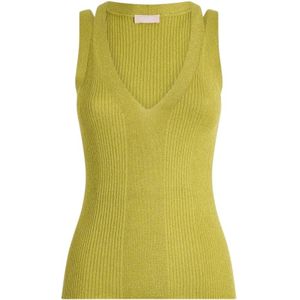 Liu Jo, Tops, Dames, Groen, M, Polyester, Elegante mix van viscose en polyester