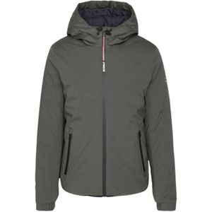 Ecoalf, Jassen, Heren, Groen, M, Olijfgroene Cartesalf Jas
