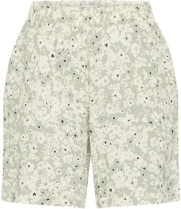 Ichi, Korte broeken, Dames, Groen, S, Gestippelde Bloem Shorts & Knickers