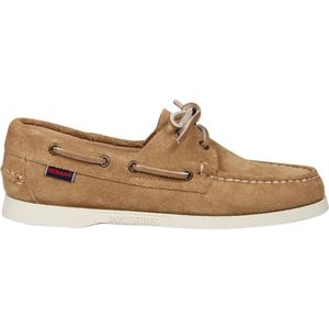 Sebago, Schoenen, Dames, Bruin, 36 1/2 EU, Leer, Nautische Mocassins Loafers