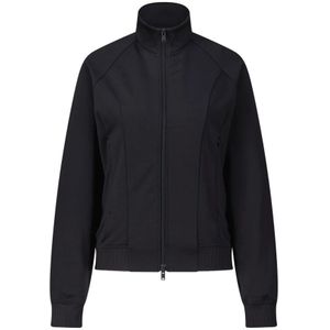 Y-3, Sweatshirts & Hoodies, Dames, Zwart, S, Katoen, Sportief Sweatjack