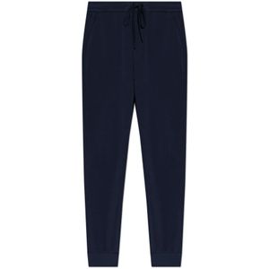Hanro, Broeken, Heren, Blauw, M, Katoen, Trainingsbroeken