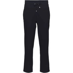 &Co Woman, Broeken, Dames, Blauw, XL, Elegante Travel 7/8 Broek met Zakken