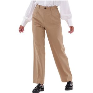Vanessa Bruno, Broeken, Dames, Bruin, M, Zilver Pant Dames Broek