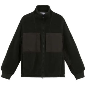 Stone Island, Jassen, Heren, Grijs, M, Katoen, Track Top met Anti-Drop
