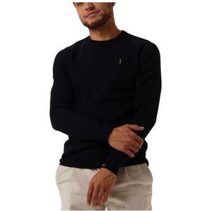 Butcher of Blue, Truien, Heren, Blauw, 2Xl, Wol, Blauwe Crew Neck Sweater Vest