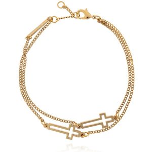 Dsquared2, Accessoires, Heren, Geel, M, Messing Armband