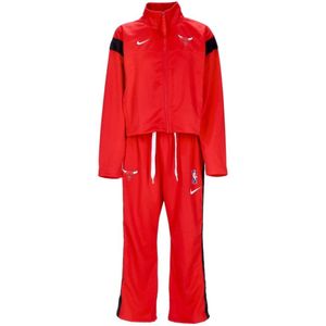 Nike, Sport, Dames, Rood, L, Polyester, Chicago Bulls Trainingspak NBA Courtside Collection
