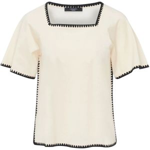 Max Mara Weekend, Tops, Dames, Wit, M, Stijlvolle Denny Jurk