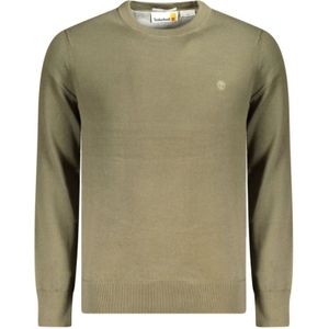 Timberland, Truien, Heren, Groen, XL, Katoen, Groene Katoenen Heren Trui