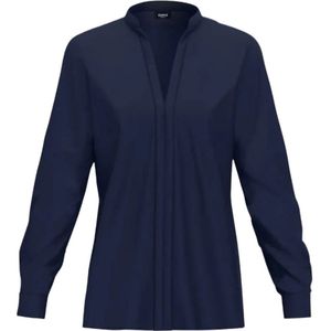 Emme DI Marella, Blouses & Shirts, Dames, Blauw, M, Katoen, Mouwloze Top Samenstelling 100% Katoen