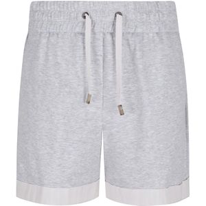 Peserico, Korte broeken, Dames, Grijs, S, Damesbroek