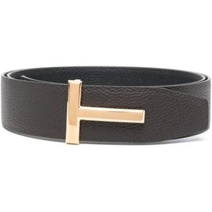 Tom Ford, Accessoires, Heren, Bruin, 85 CM, Leer, Klassieke leren riem