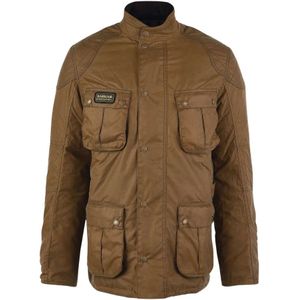 Barbour, Jassen, Heren, Bruin, XL, Katoen, Winter Lockseam Wax Jas