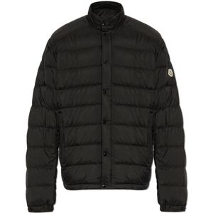Moncler, Jassen, Heren, Zwart, M, Nylon, Selves Jacket