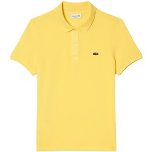 Lacoste, Tops, Heren, Geel, S, Katoen, Slim Fit Piqué Polo L.12.12