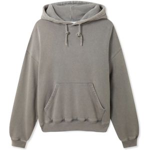 Axel Arigato, Sweatshirts & Hoodies, Heren, Grijs, XL, Katoen, Verwrongen Gewassen Hoodie