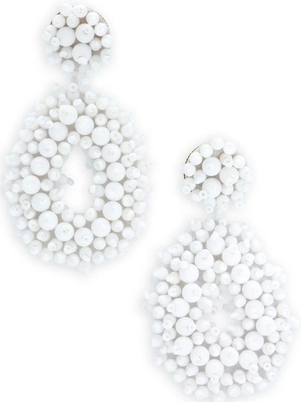 Notre-v, Accessoires, Dames, Wit, ONE Size, Dames Sieraden Earring Beats