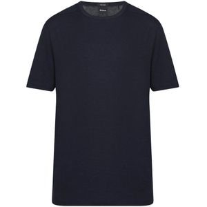 Hugo Boss, Tops, Heren, Blauw, S, Katoen, Blauwe T-shirt en Polo Set