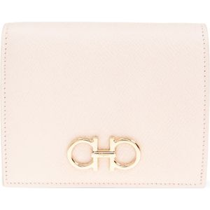 Salvatore Ferragamo, Accessoires, Dames, Roze, ONE Size, Leer, Wallets & Cardholders