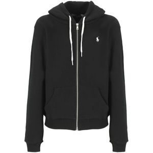 Ralph Lauren, Sweatshirts & Hoodies, Dames, Zwart, S, Katoen, Katoenen Sweatshirt