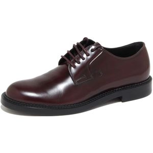 Tod's, Schoenen, Heren, Rood, 40 EU, Bordeaux Derby Schoenen Made in Italy