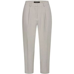 Bruuns Bazaar, Broeken, Dames, Beige, XL, Katoen, Cropped Tapered Broek