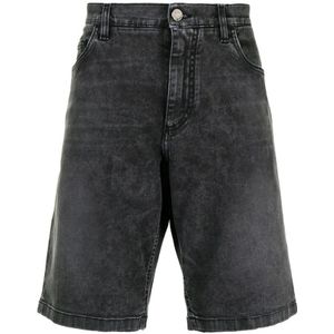 Dolce & Gabbana, Korte broeken, Heren, Blauw, L, Denim, Stijlvolle Broeken voor Mannen