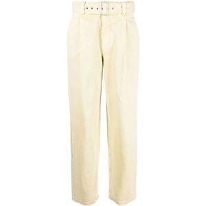 Jil Sander, Broeken, Dames, Groen, XS, Katoen, Elegante Groene Casual Broek