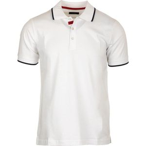 Fay, Tops, Heren, Wit, M, Katoen, Polo Shirt