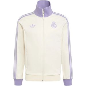 Adidas, Sweatshirts & Hoodies, Heren, Wit, M, Katoen, Real Madrid Beckenbauer Trainingsjack